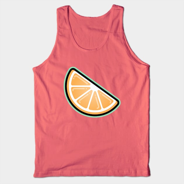 Orange Slice Tank Top by EbukaAmadiObi19